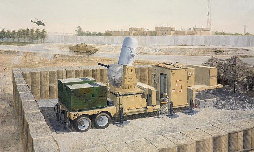 Chết khiếp siêu pháo 6 nòng trên xe tải của Quân đội Mỹ